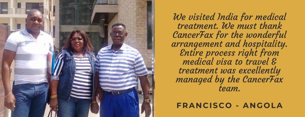 Francisco - Medical treatment in India