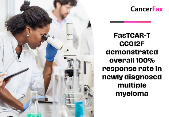 FasTCAR-T GC012F demonstrated overall 100% response rate in newly diagnosed multiple myeloma