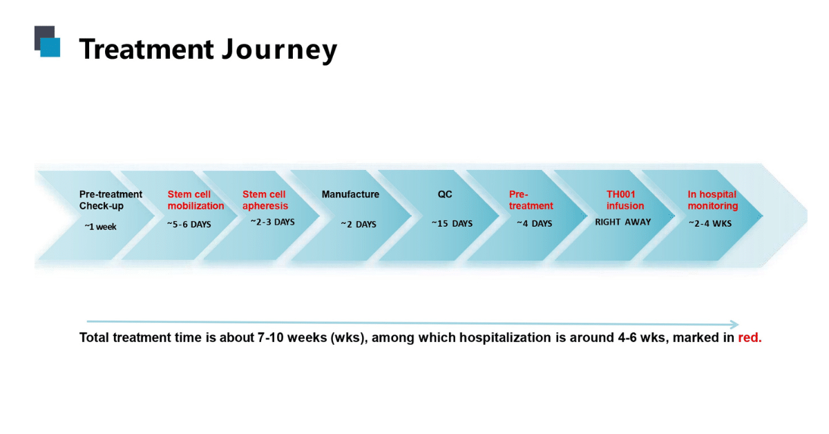 Gene therapy treatment process