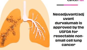 Neoadjuvantadjuvant durvalumab is approved by the USFDA for resectable non-small cell lung cancer