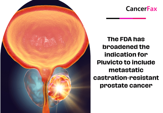 The FDA has broadened the indication for Pluvicto to include metastatic castration-resistant prostate cancer